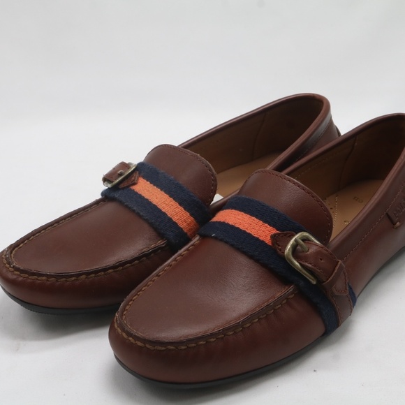 Polo Ralph Lauren Men's Riali Drivers Leather Loafer Shoes - Picture 4 of 10